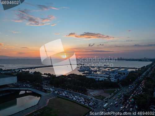 Image of Sunset over Manila Bay