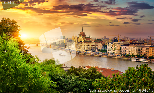 Image of Summer sunset Hungary