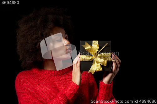 Image of Black Friday sale, gift, present, celebration concept.