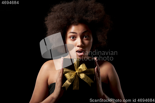 Image of Black Friday sale, gift, present, celebration concept.