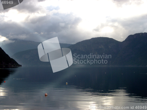 Image of Light in the fjord