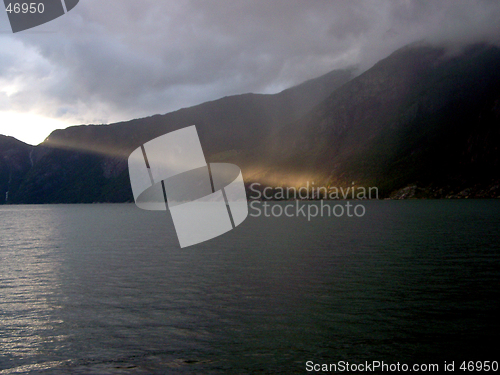 Image of Light in the fjord