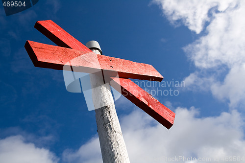 Image of Footpath sign