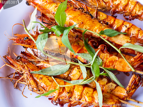 Image of Barbecued Vietnamese river prawn