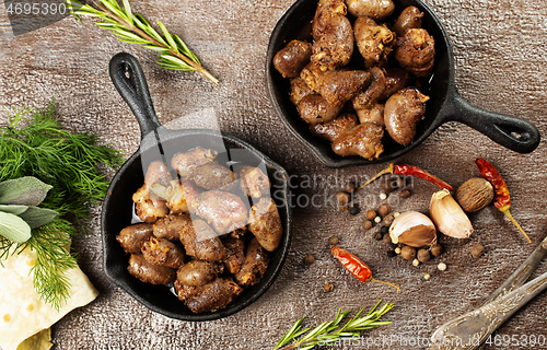 Image of fried chicken hearts