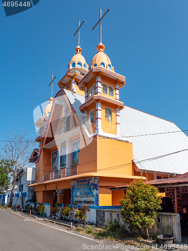 Image of Church in Tandurusa, North Sulawesi, Indonesia