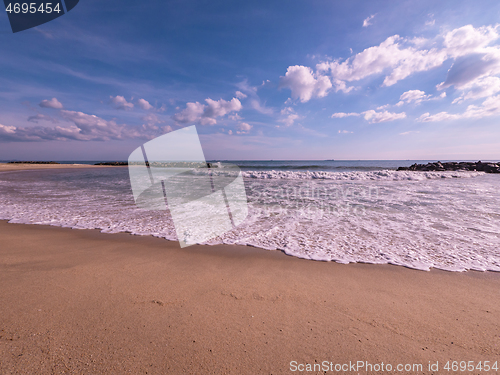 Image of Empty beach and sea in Thailand