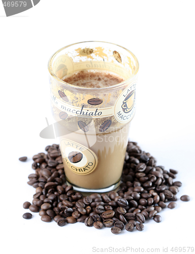 Image of Latte Macchiato in glass
