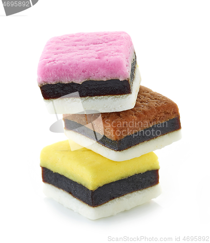 Image of stack of colorful candies