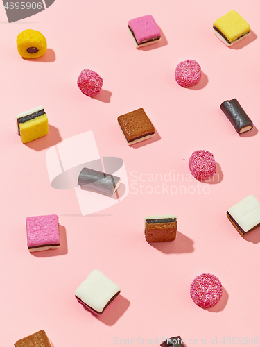 Image of various licorice candies