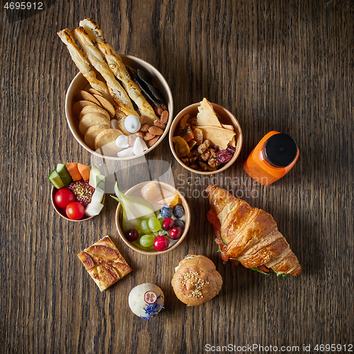 Image of various take away food