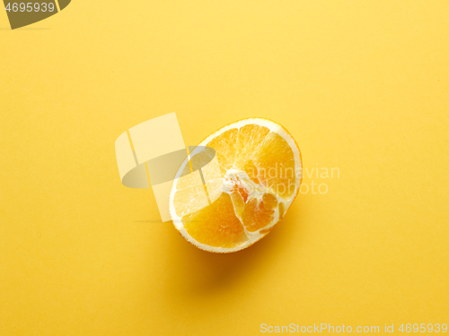 Image of piece of orange fruit