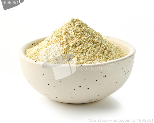 Image of bowl of dried pumpkin powder