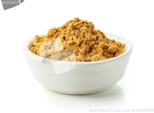 Image of bowl of dried rose hip fruit powder