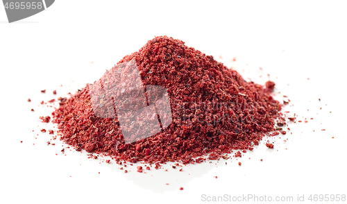 Image of heap of dried cranberry powder