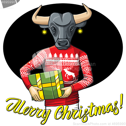 Image of Bull vector illustration