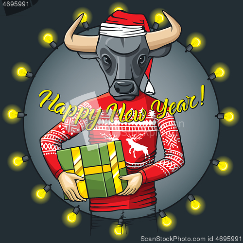 Image of Bull vector illustration