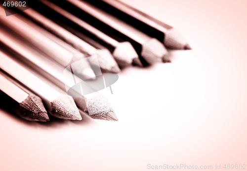 Image of Close-up pencil.