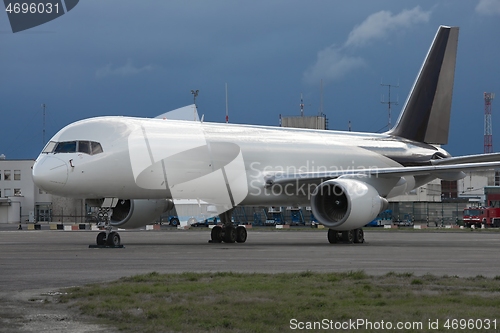 Image of Freighter cargo plane blank fuselage