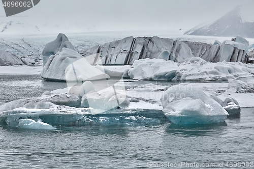 Image of Glacial lake in Iceland