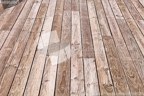 Image of Wood deck lumber