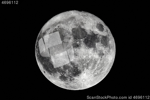 Image of Full moon closeup