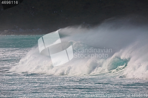 Image of Stormy Waves Breaking