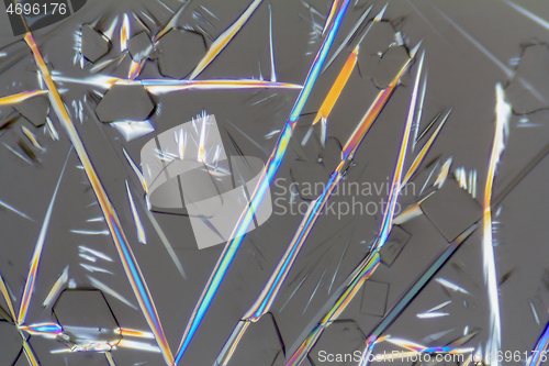 Image of soda lye microcrystals