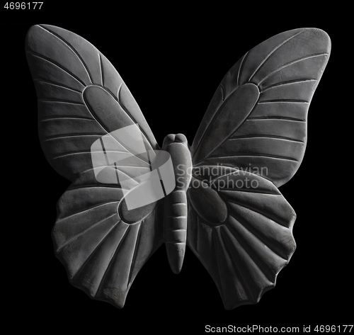 Image of lithic deco butterfly