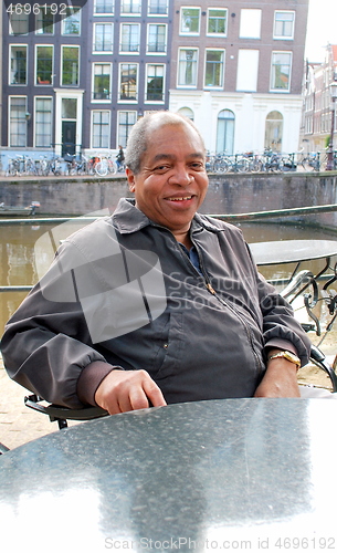 Image of Man in Amsterdam, Netherlands.