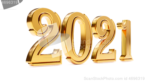 Image of Golden 2021 year