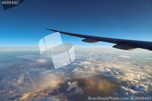 Image of Clouds and storm from above