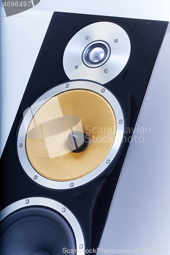 Image of Hi-fi speaker top detail