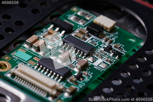 Image of Circuit board closeup