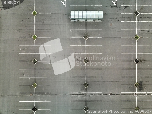 Image of Empty Carpark Aerial