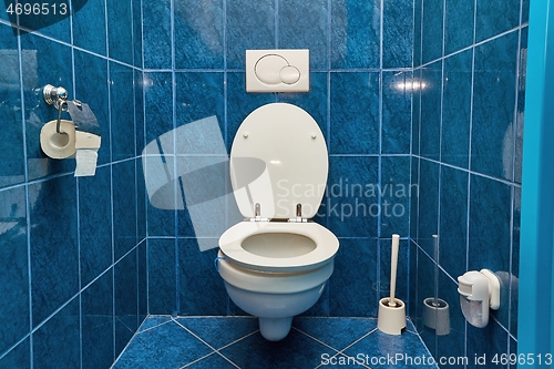 Image of Toilet seat open