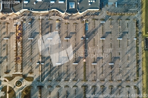 Image of Empty Carpark Aerial