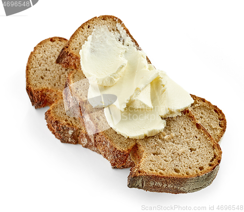 Image of bread with cream cheese