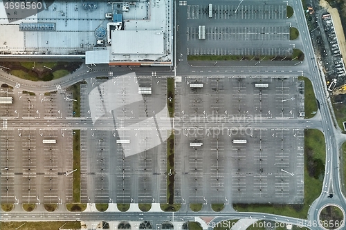 Image of Empty Carpark Aerial