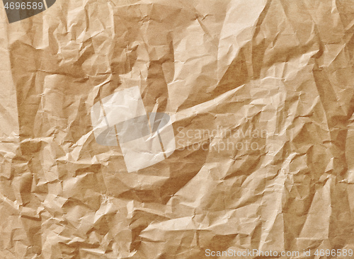 Image of crumpled brown baking paper