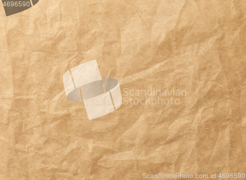 Image of crumpled brown baking paper