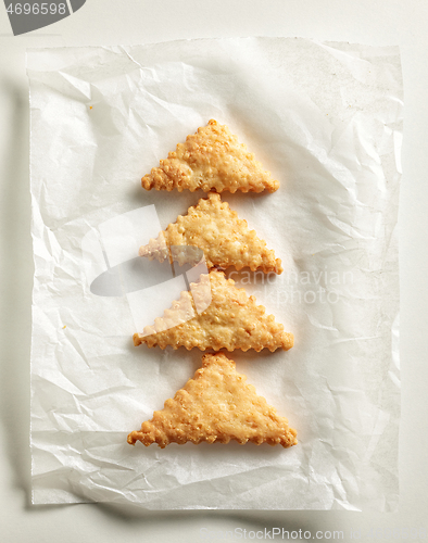 Image of cheese cookie Christmas tree