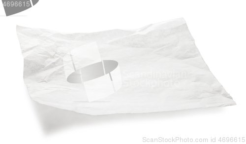 Image of white baking paper sheet