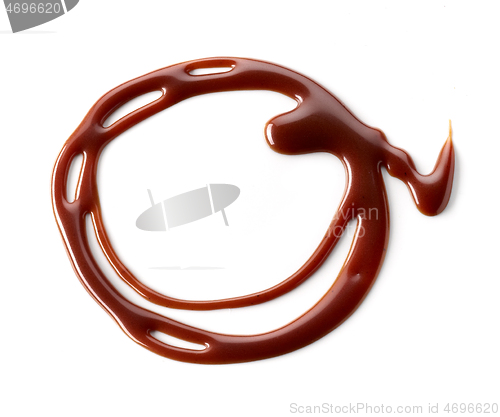 Image of melted chocolate sauce
