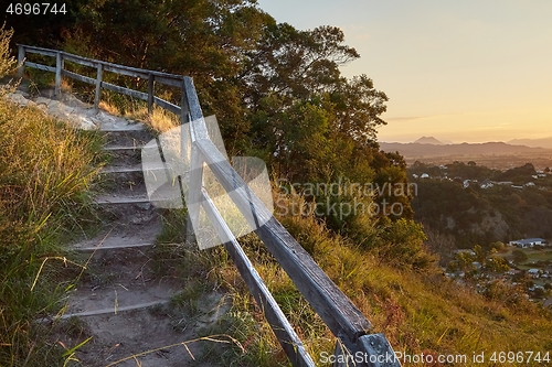 Image of Path with stair in New Zealand