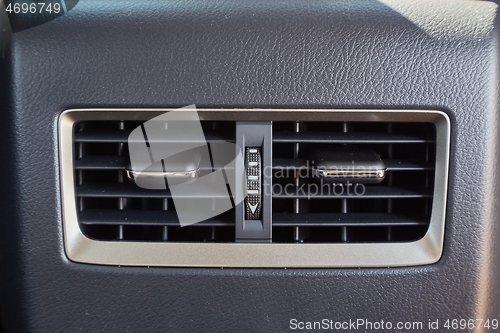 Image of Car air vents closeup