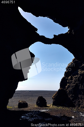 Image of Cave entrance from the inside