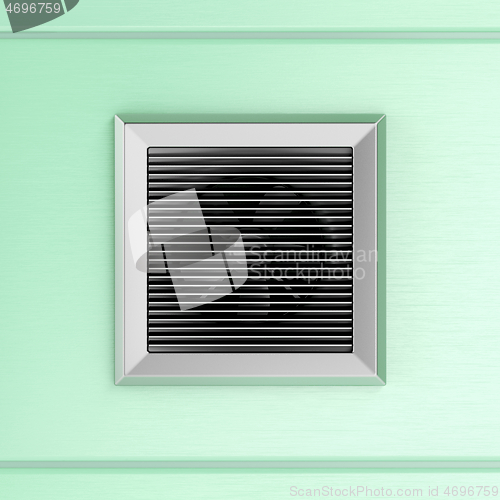 Image of Silver exhaust fan