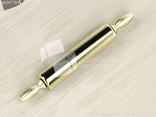 Image of Golden rolling pin