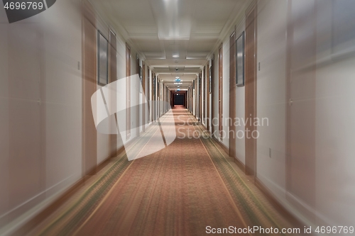 Image of Corridor with with long line of doors